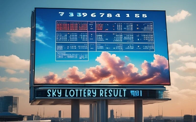 sky lottery result